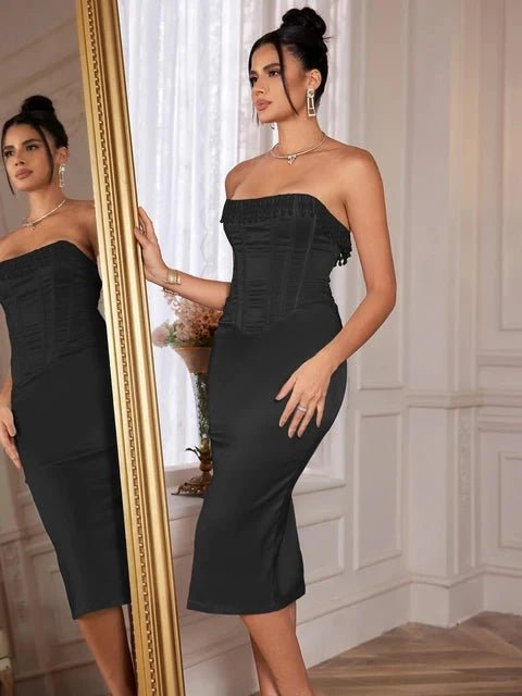 Sharlene – Elegant Strapless Dress