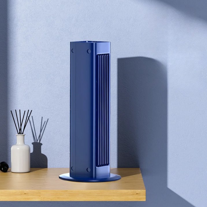 Rotorloser Ventilator mit Akku und Fernbedienung | Leiser Tischventilator & Wandventilator für Schlafzimmer und Büro