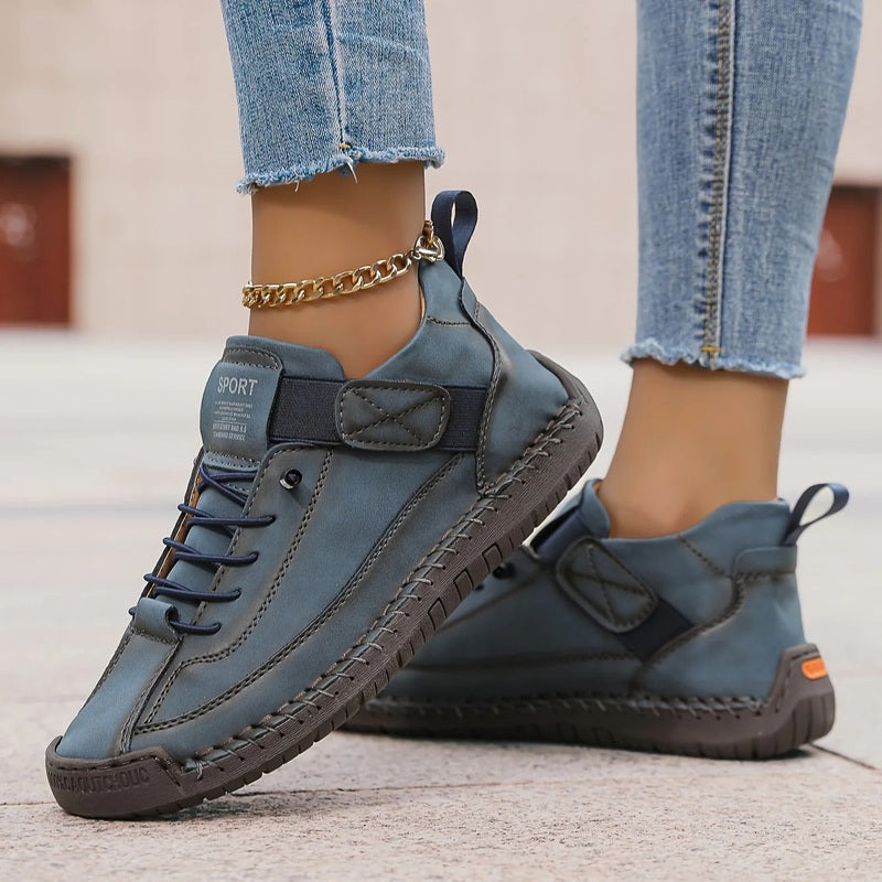 Orthopedic Shoes for Women | Comfortable Sneakers with Footbed for Everyday & Work | Ergonomic Breathable Hiking Shoes