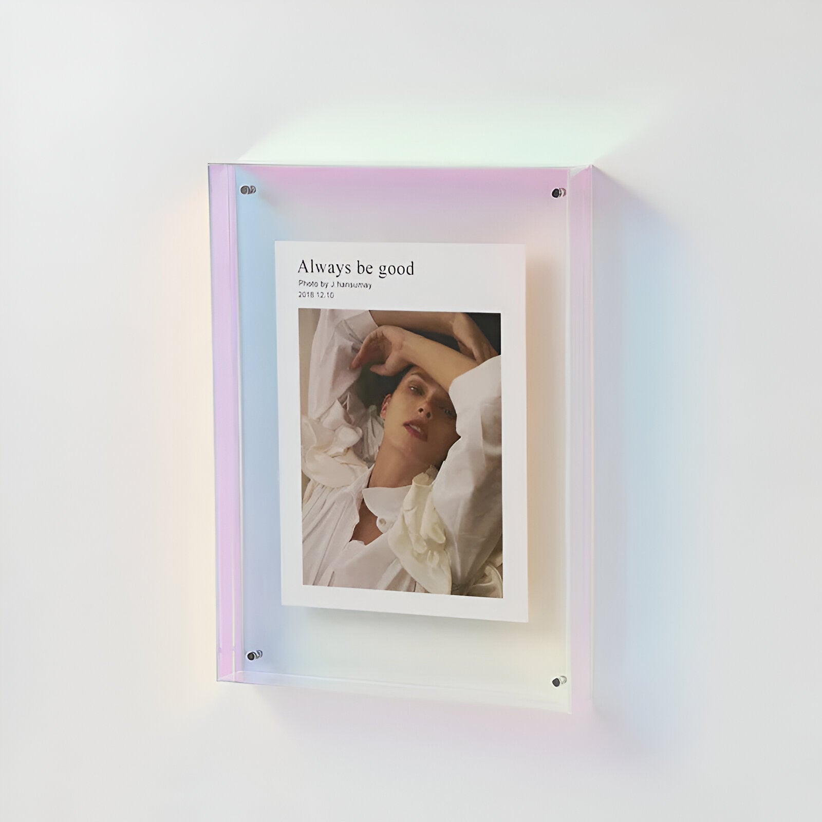 AcryGlow | Photo Frame - Transparent Acrylic With Modern Minimalist Design 8