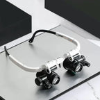 Verstellbare LED-Lupenbrille mit 8-facher, 15-facher und 23-facher Vergrößerung für Hobbys und Präzisionsarbeiten