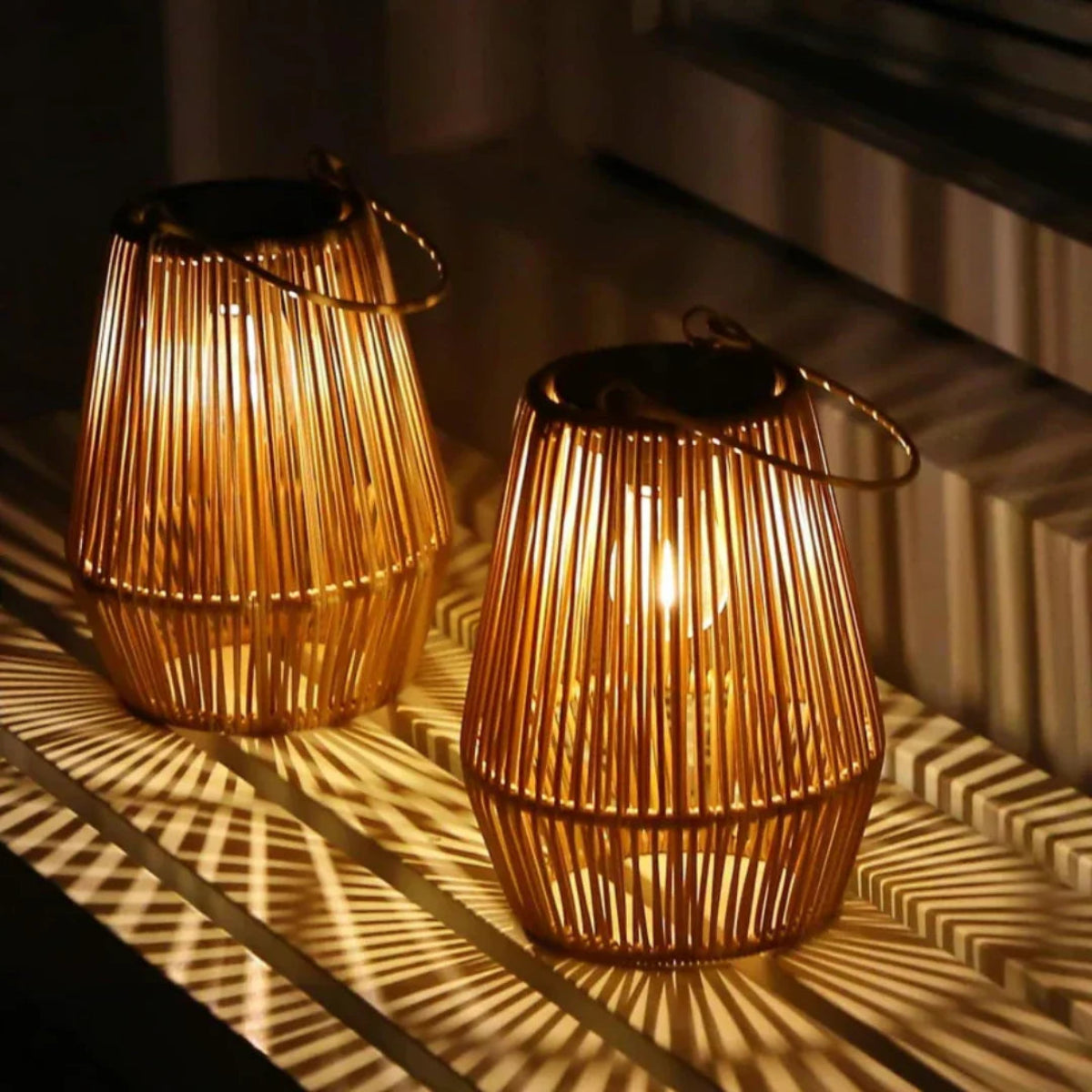 ArtisanGlow | Solar Garden Lantern – Handmade Waterproof Design 1