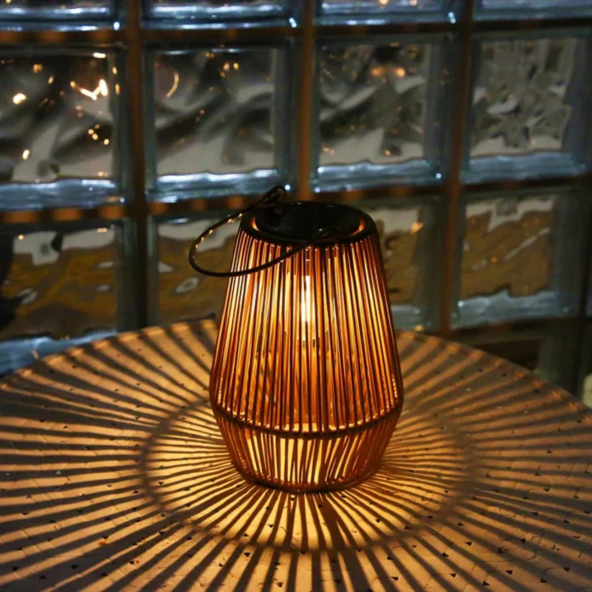 ArtisanGlow | Solar Garden Lantern – Handmade Waterproof Design 2