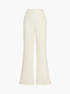 Einfarbiges Set aus Top und weiter Hose