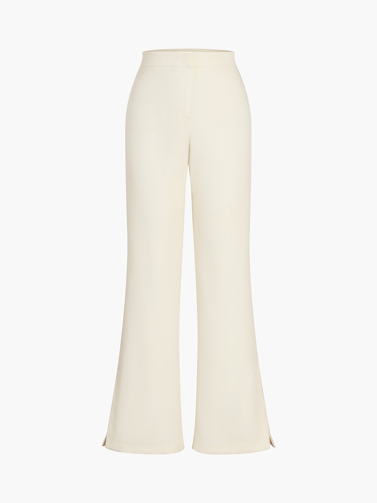 Einfarbiges Set aus Top und weiter Hose