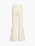 Einfarbiges Set aus Top und weiter Hose