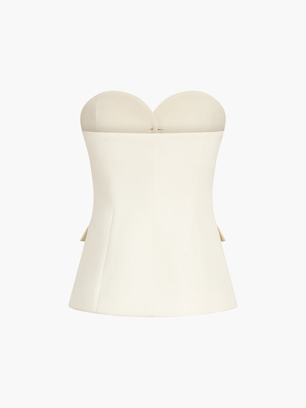 Einfarbiges Set aus Top und weiter Hose
