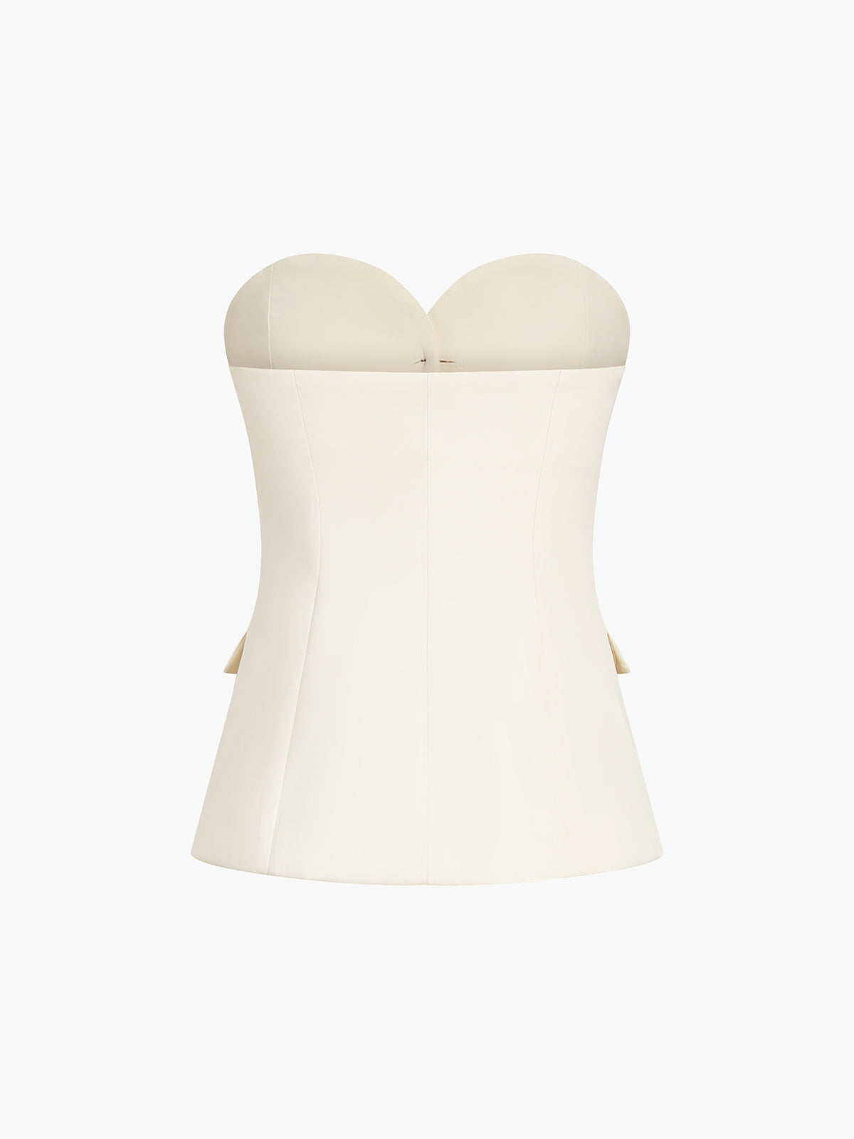 Einfarbiges Set aus Top und weiter Hose