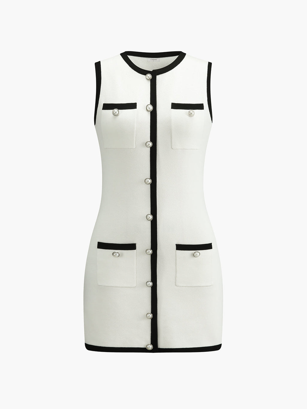 Elegant sleeveless mini dress