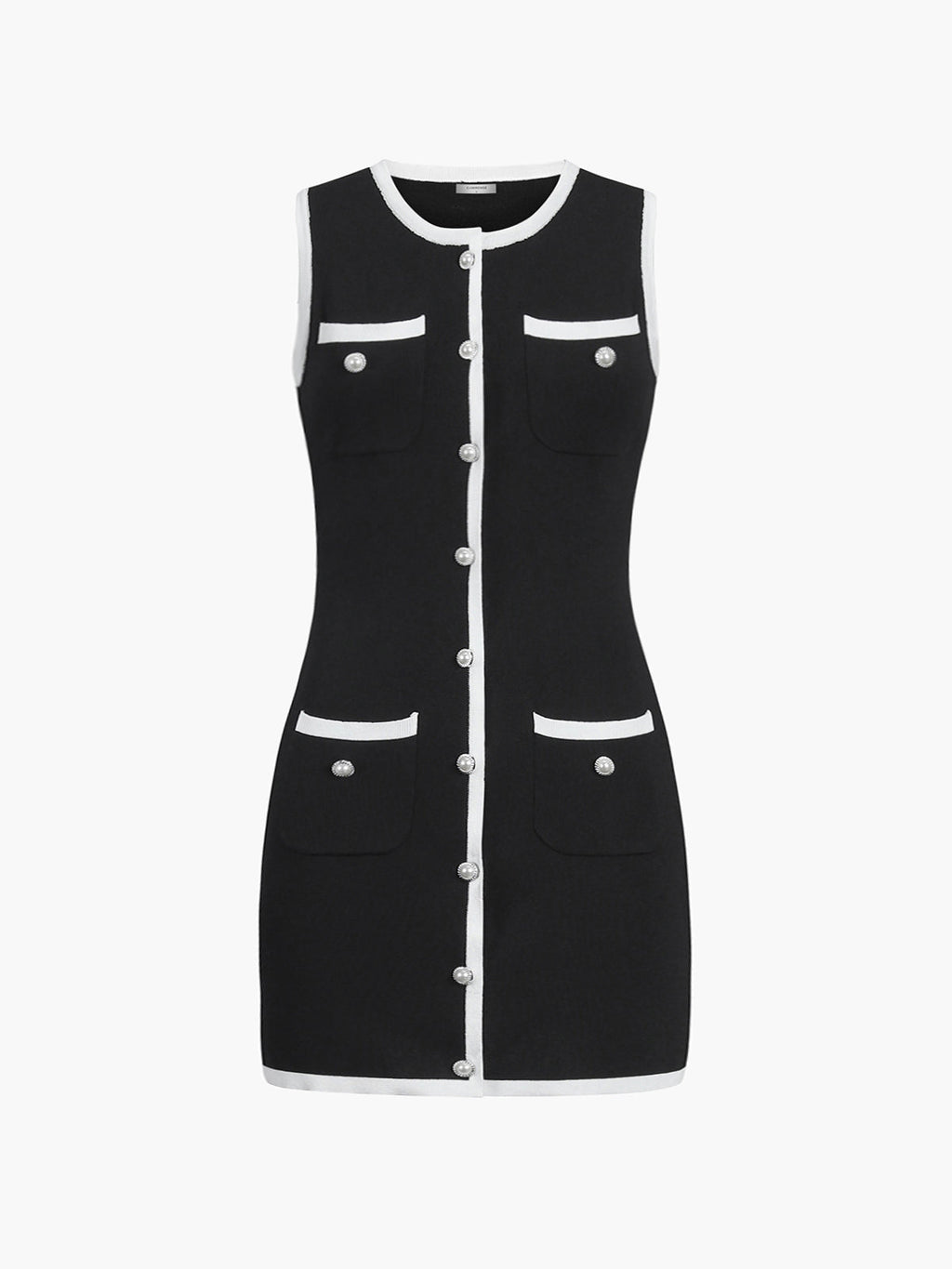 Elegant sleeveless mini dress