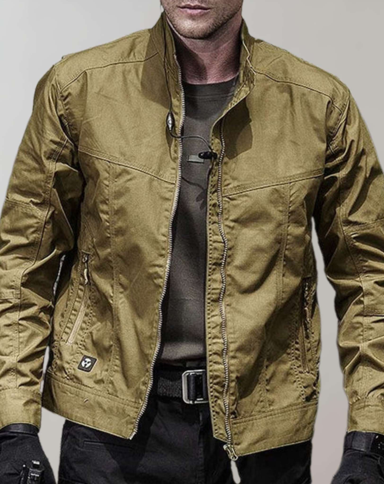 Men's transitional jacket lightweight summer jacket for men sturdy casual jacket sustainable outdoor jacket in modern fit design