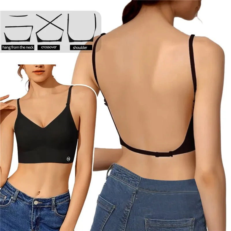 Ava – Bequemer Push-up-BH für offenen Rücken