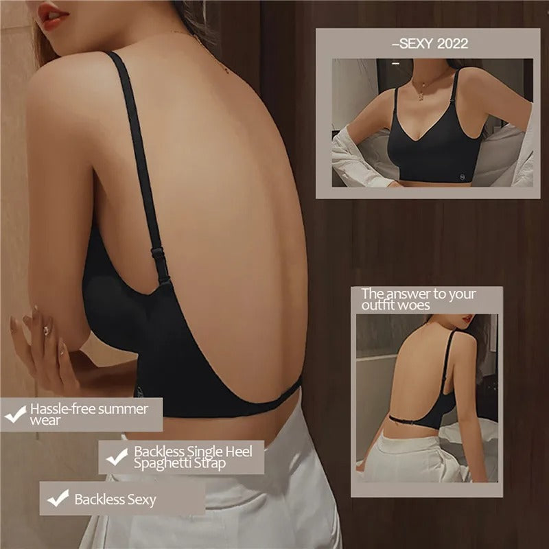 Ava – Bequemer Push-up-BH für offenen Rücken