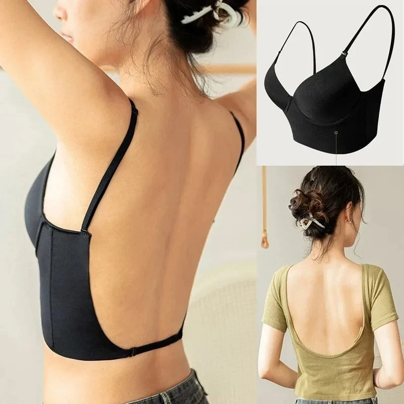 Ava – Bequemer Push-up-BH für offenen Rücken
