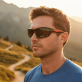 BRIGHTONIX | Round Polarized Sunglasses with UV400 Protection - Lightweight Metal Frame 0