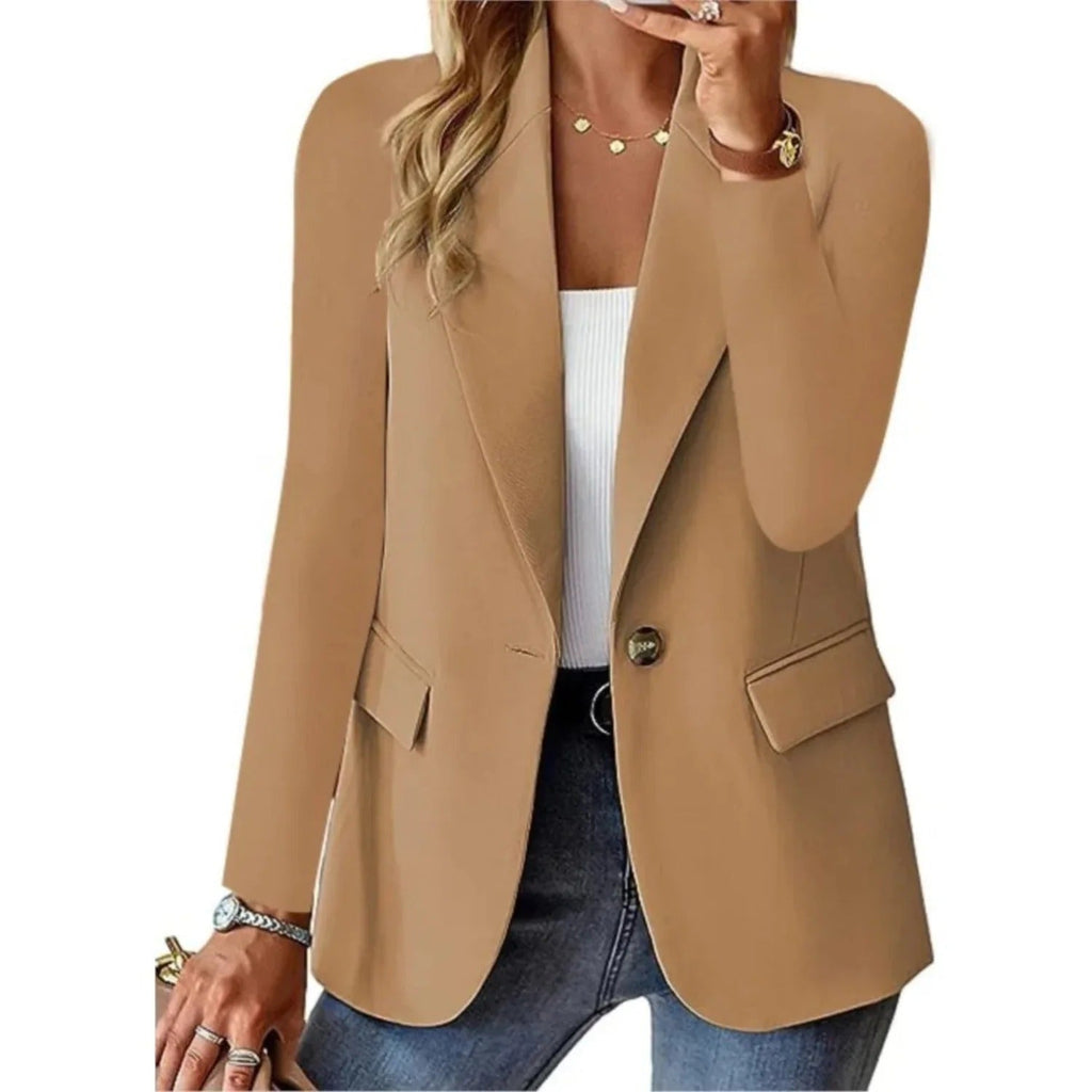 Damen Blazer Tailliert | Bequemer Stretch Blazer für Business und Freizeit | Modernes Sakko Figurbetont & Vielseitig