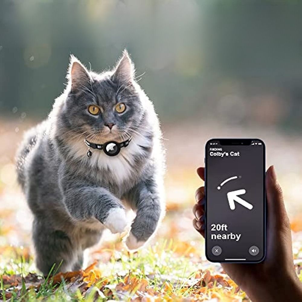 GPS-Halsband für Katzen mit Schnellverschluss und reflektierendem Design