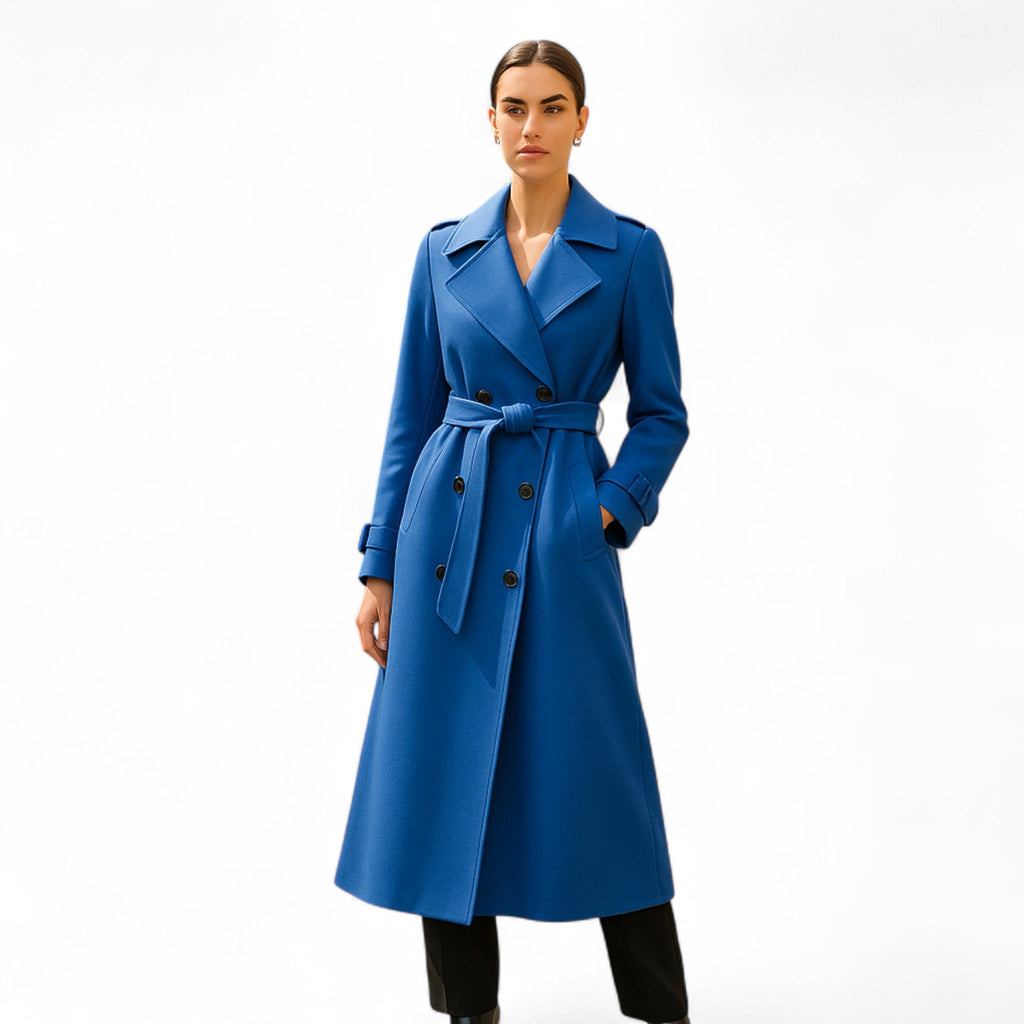 Vintage-Trenchcoat für Damen mit modernem, ikonischem Schnitt