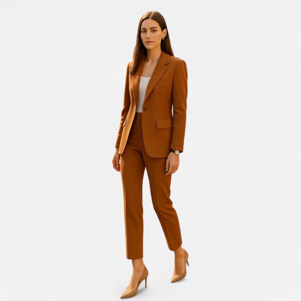 Elegantes Damen-Hosenanzug-Set mit Blazer und Hose