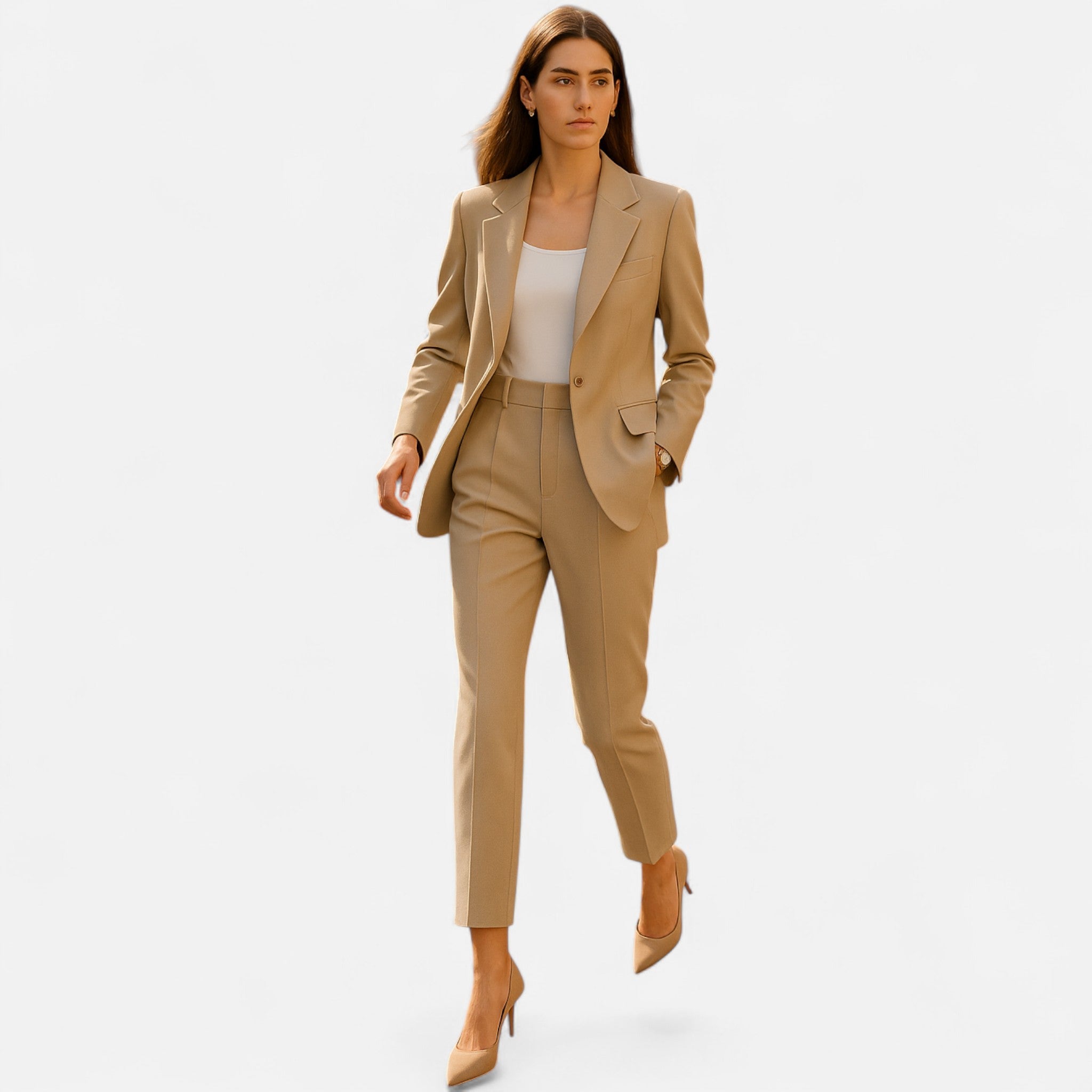Elegantes Damen-Hosenanzug-Set mit Blazer und Hose