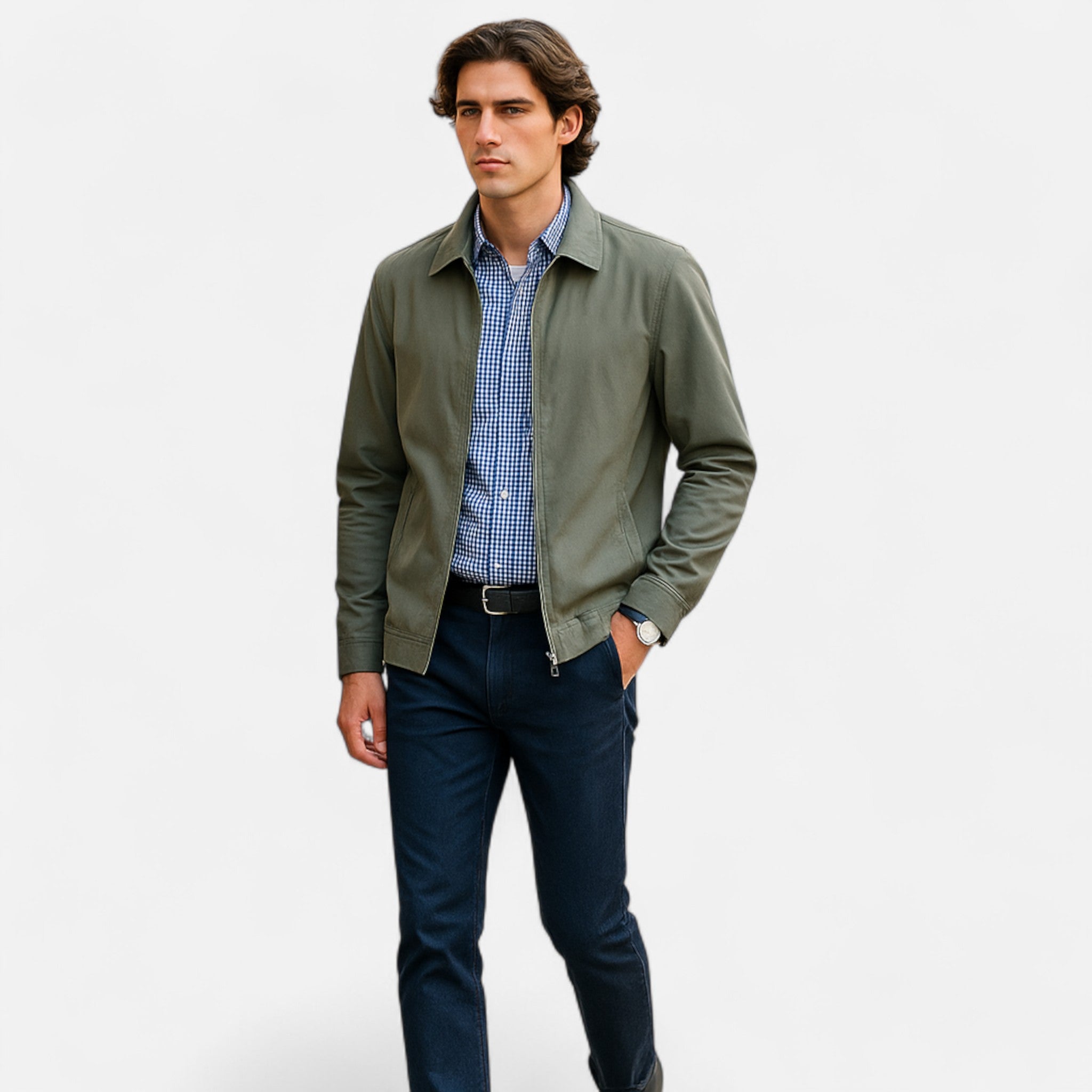 Herren Business-Jacke mit elegantem Schnitt für den Frühling