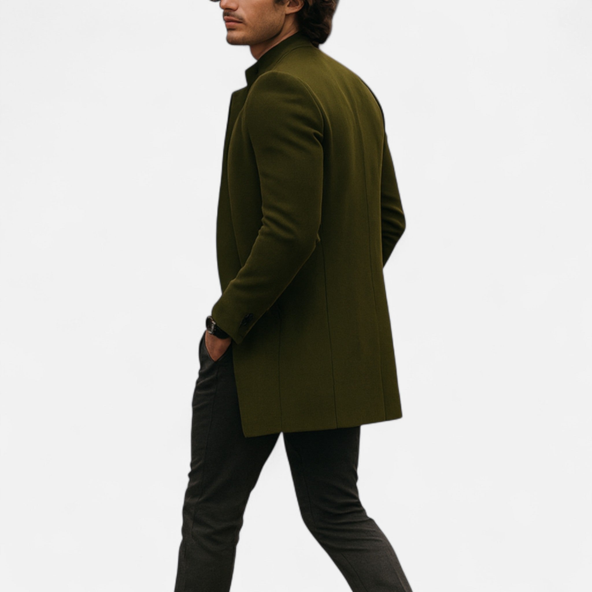 Eleganter Herren-Wollmantel mit zeitloser Eleganz