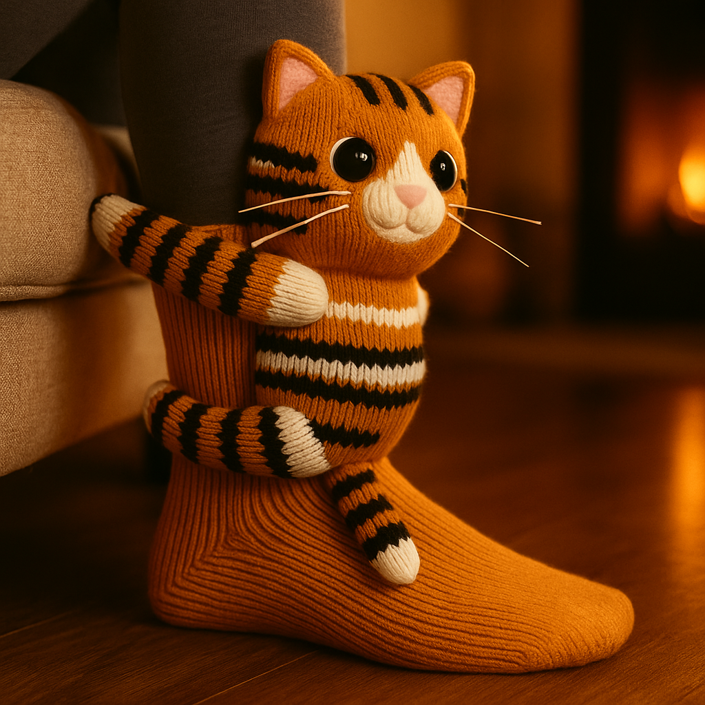 Cozy Winter House Socks – Non-Slip Plush Socks for Home