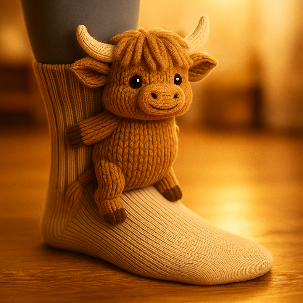 Cozy Winter House Socks – Non-Slip Plush Socks for Home
