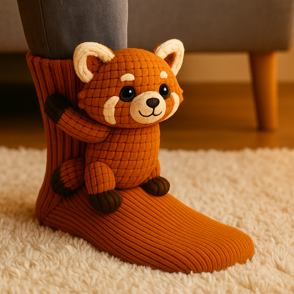Cozy Winter House Socks – Non-Slip Plush Socks for Home
