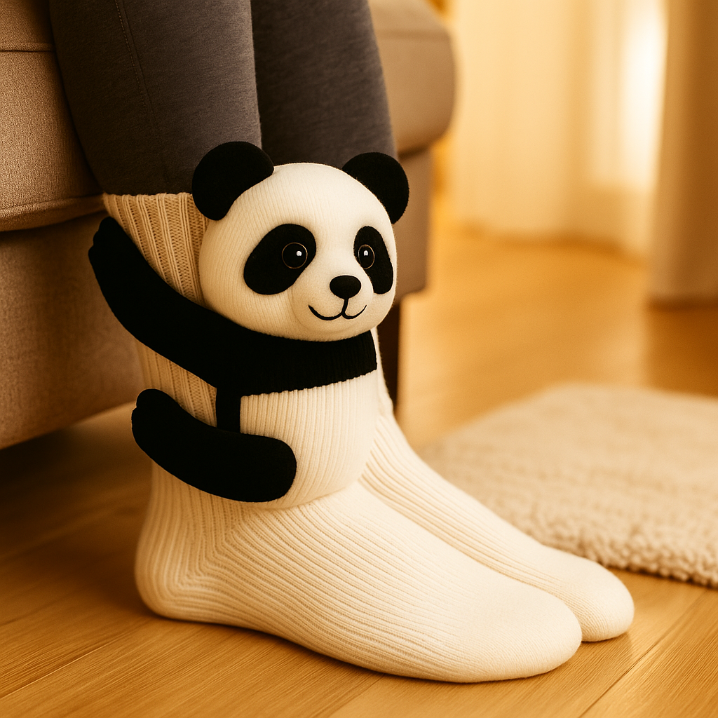 Cozy Winter House Socks – Non-Slip Plush Socks for Home