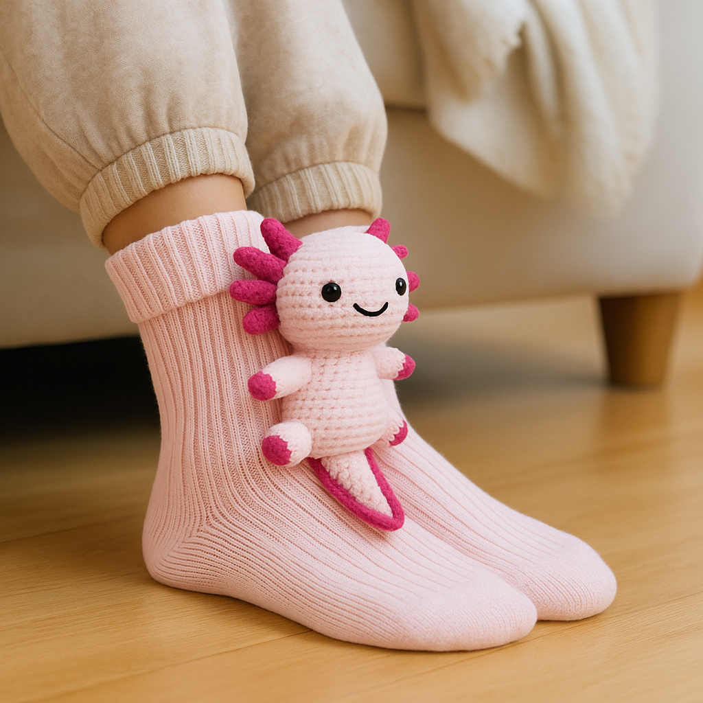 Cozy Winter House Socks – Non-Slip Plush Socks for Home