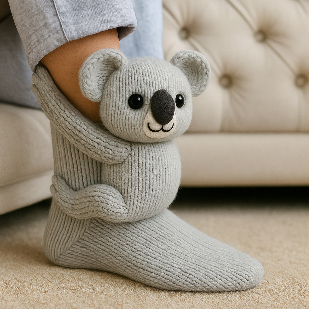 Cozy Winter House Socks – Non-Slip Plush Socks for Home