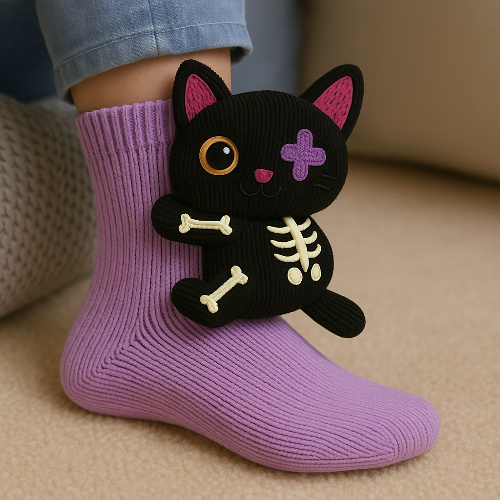 Cozy Winter House Socks – Non-Slip Plush Socks for Home
