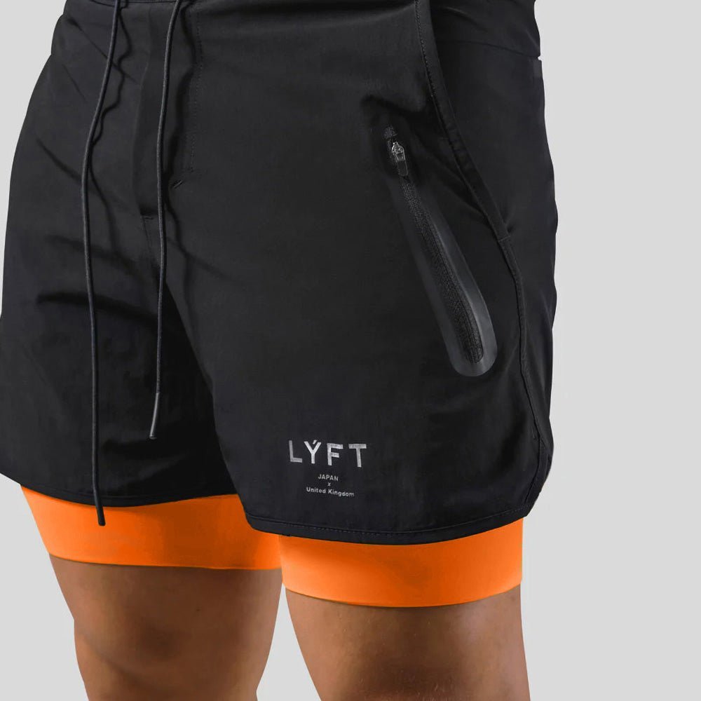 CottonFlex | Men's Gym Shorts – 2-in-1 Design With Compression Liner 7