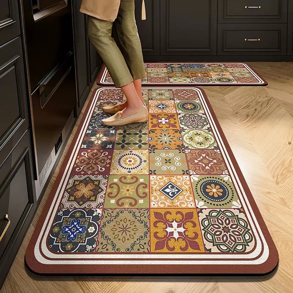 Crystal Velvet | Kitchen Floor Mat – Non-Slip, Soft & Absorbent 1