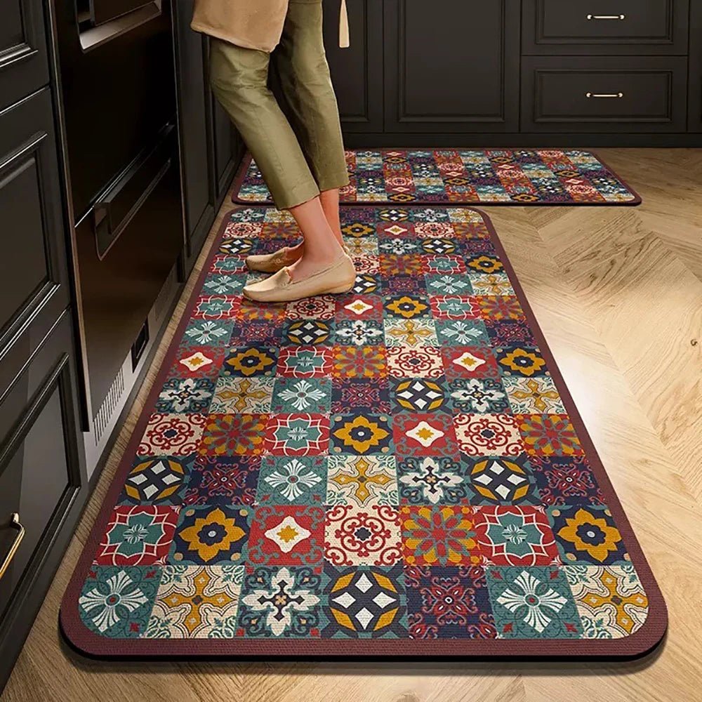 Crystal Velvet | Kitchen Floor Mat – Non-Slip, Soft & Absorbent 7