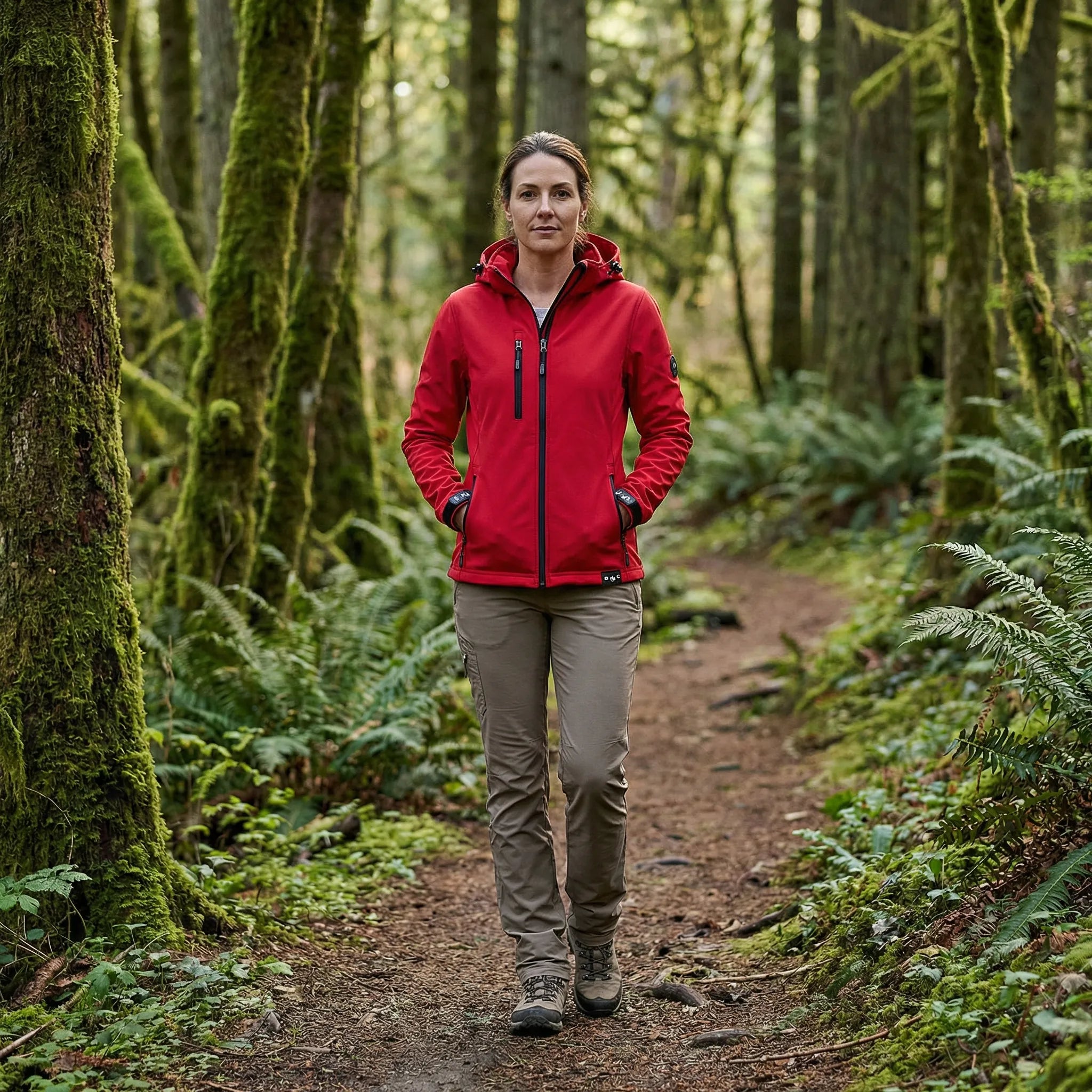 Damen Softshelljacke Mit Kapuze