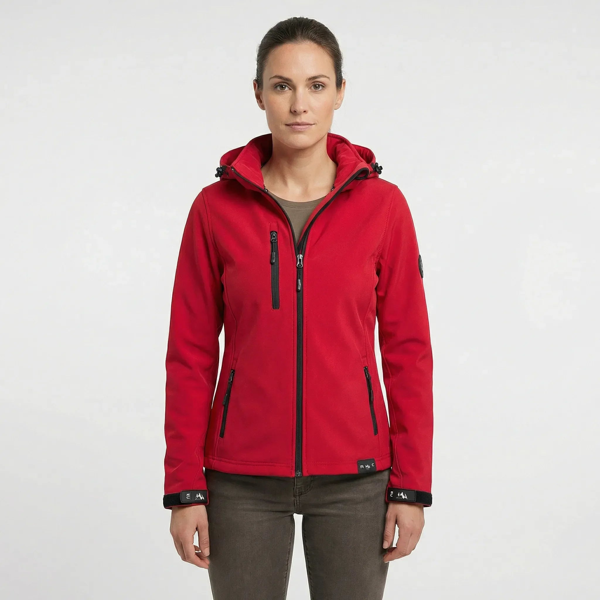 Damen Softshelljacke Mit Kapuze