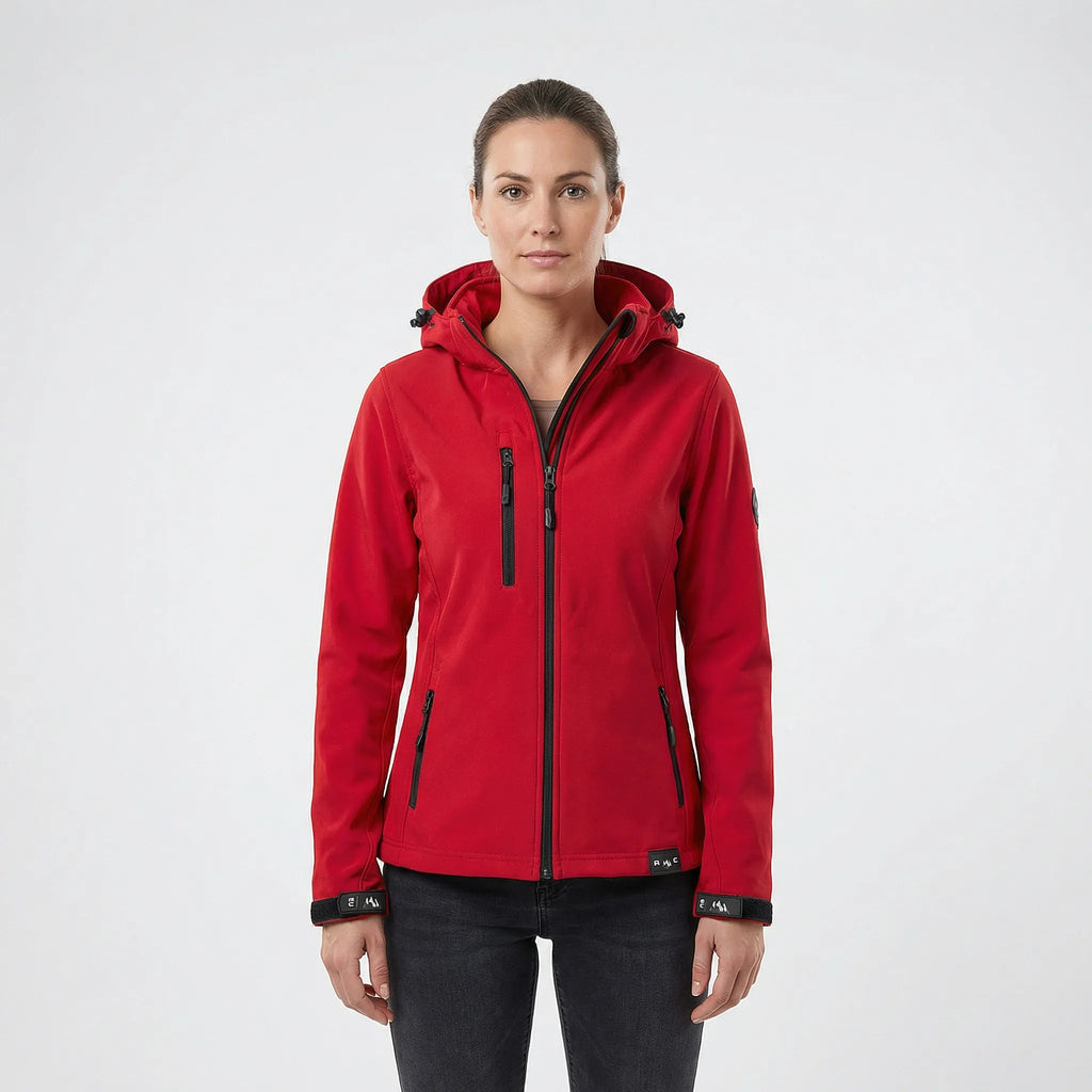 Damen Softshelljacke Mit Kapuze
