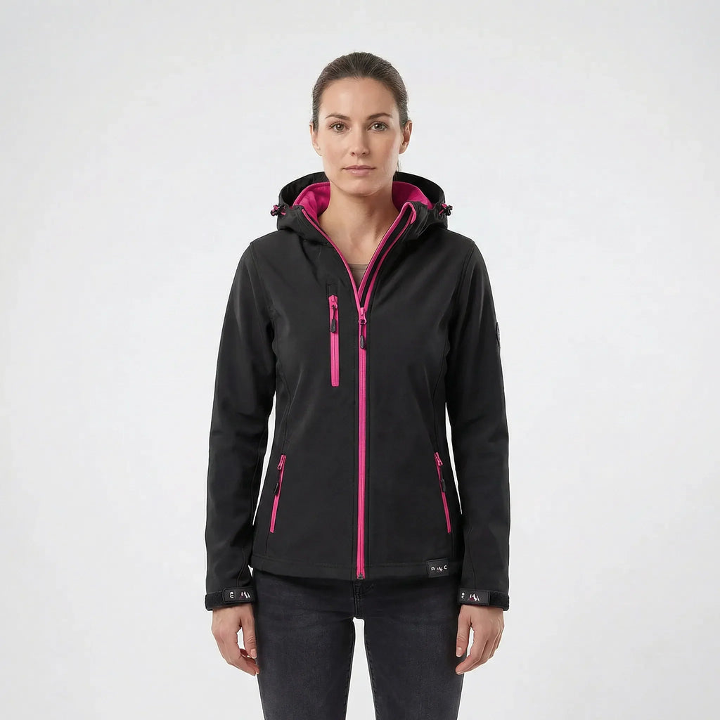 Damen Softshelljacke Mit Kapuze