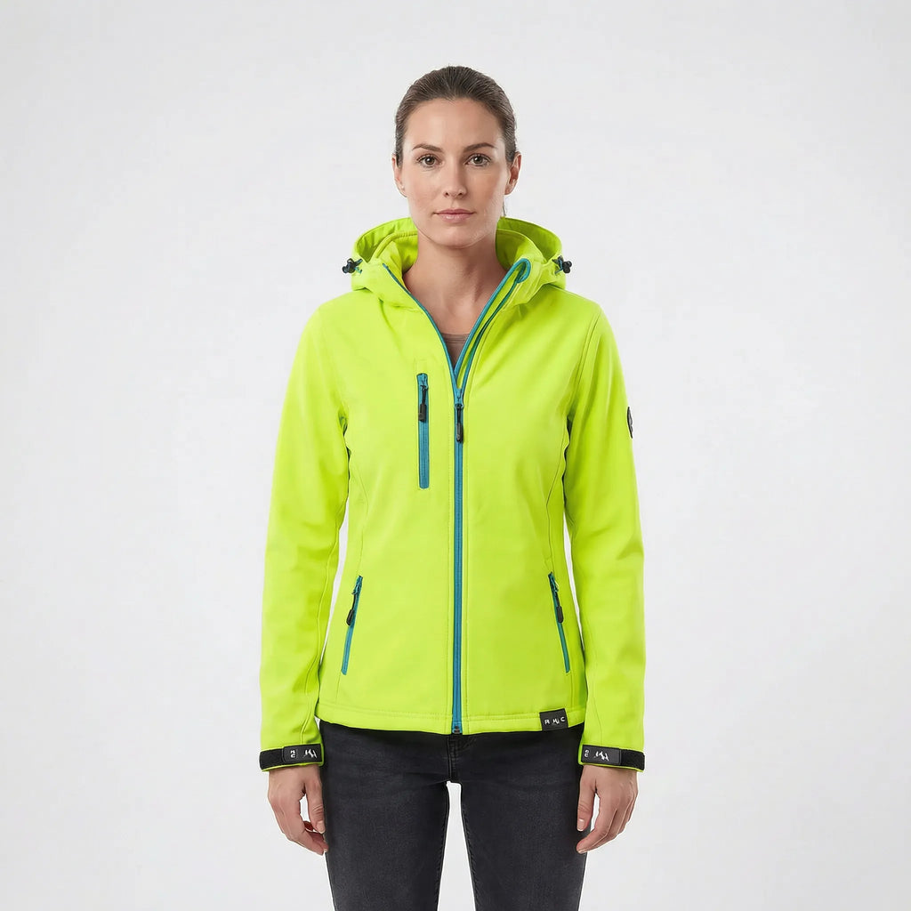 Damen Softshelljacke Mit Kapuze