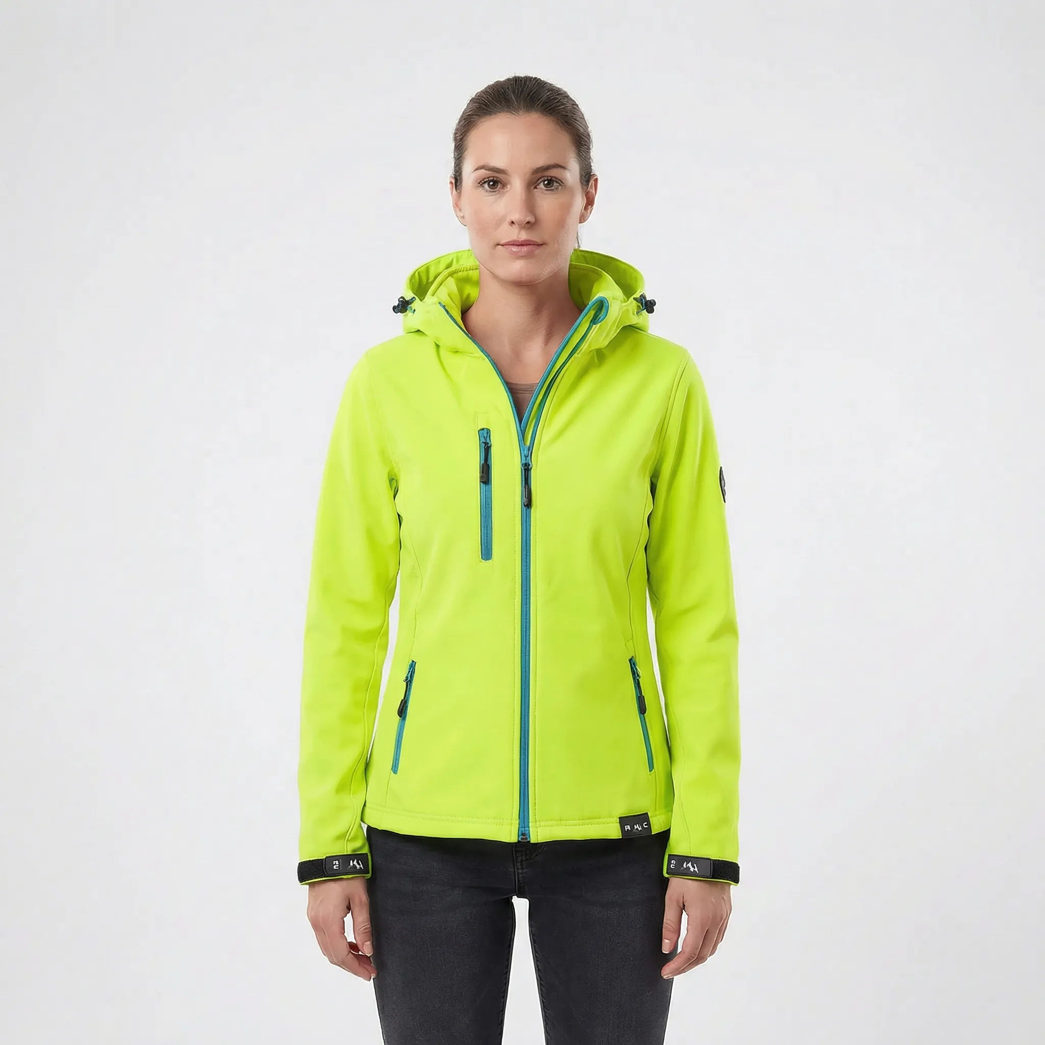 Damen Softshelljacke Mit Kapuze
