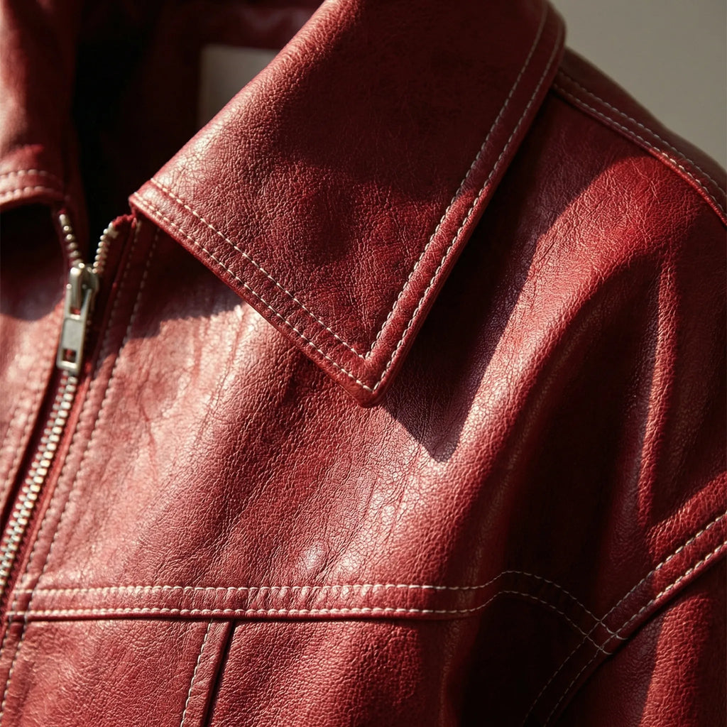 Women's jacket with straight cut