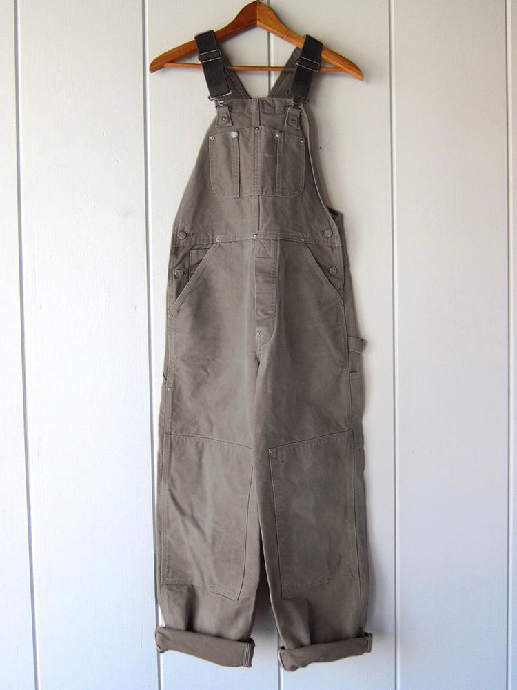 NOUVEAU RICHE Vintage Duck Latzhose Aus Strapazierfähigem Canvas Für Herren Mit Verstellbaren Trägern Und Praktischen Taschen
