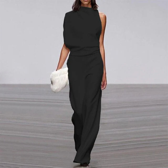 Sommer Jumpsuit für Damen | Luftiger Overall mit weitem Bein | Leichter Einteiler für Freizeit und Strand | Bequeme Passform