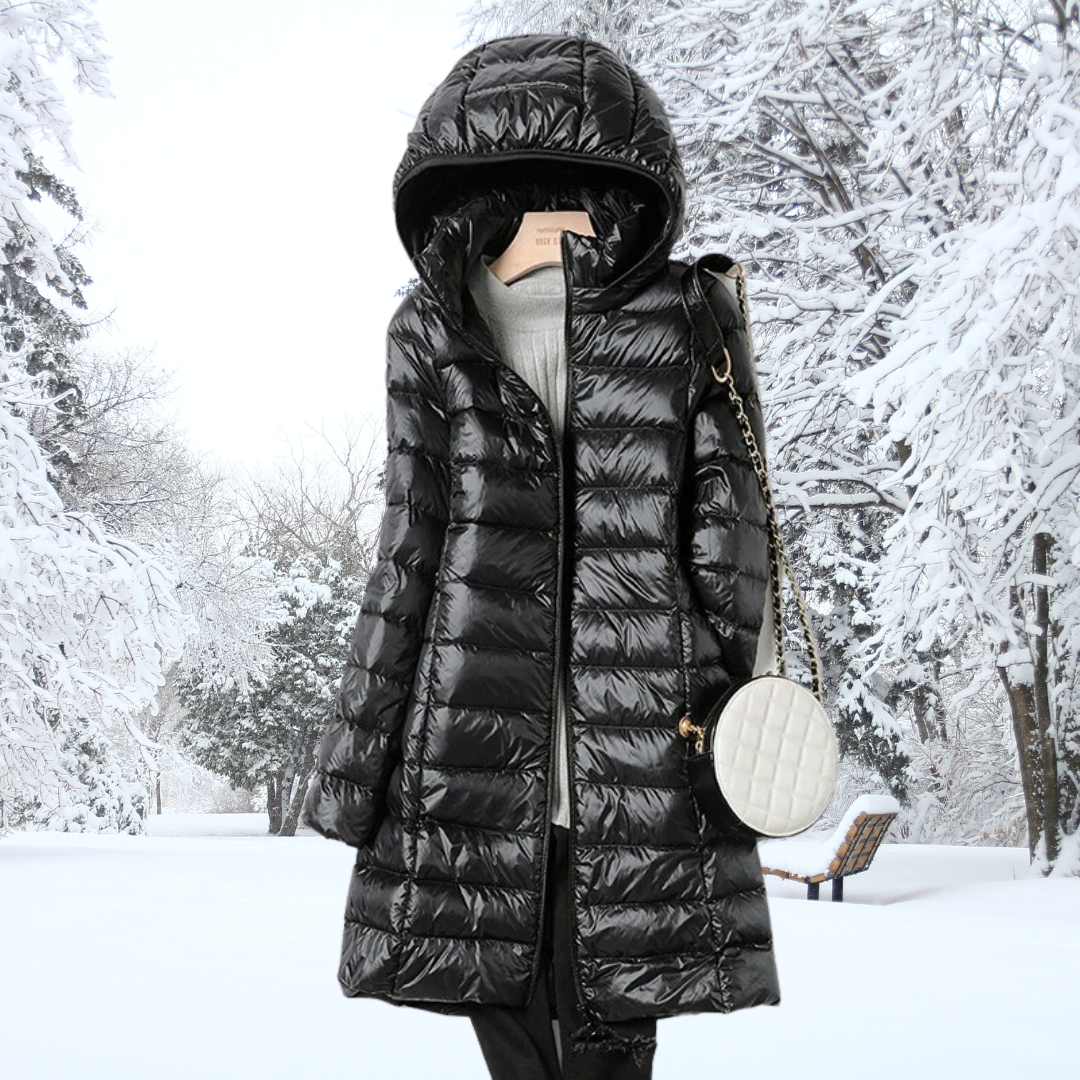 NOUVEAU RICHE Ultraleichte Daunenjacke Winddicht Und Wasserabweisend Leichte Wärme Schwarz