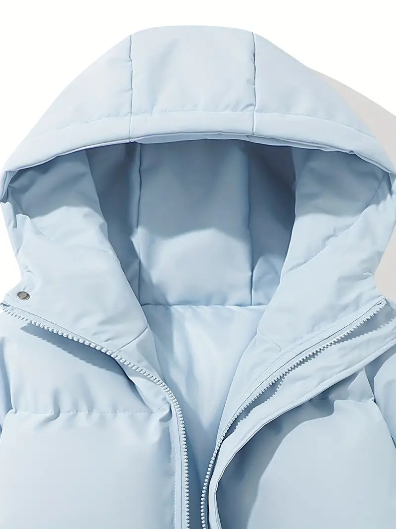 Warme Daunenjacke mit Kapuze für Herren | Wintermantel im klassischen Design