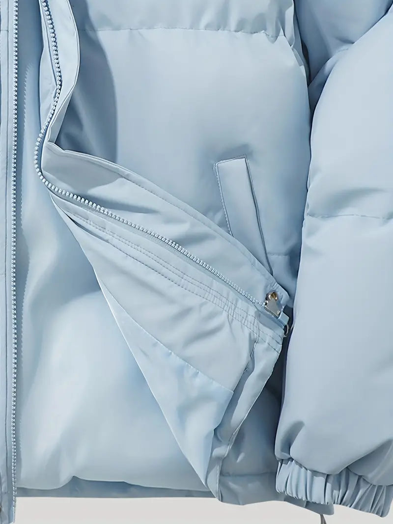 Warme Daunenjacke mit Kapuze für Herren | Wintermantel im klassischen Design