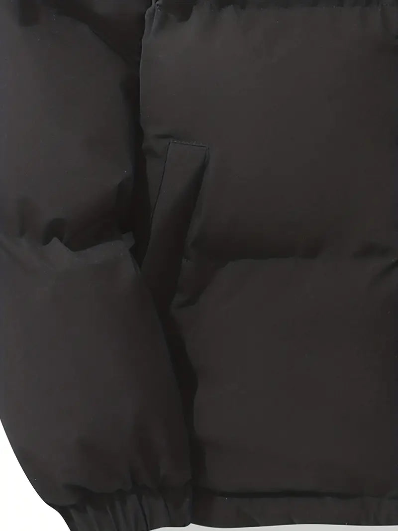 Warme Daunenjacke mit Kapuze für Herren | Wintermantel im klassischen Design