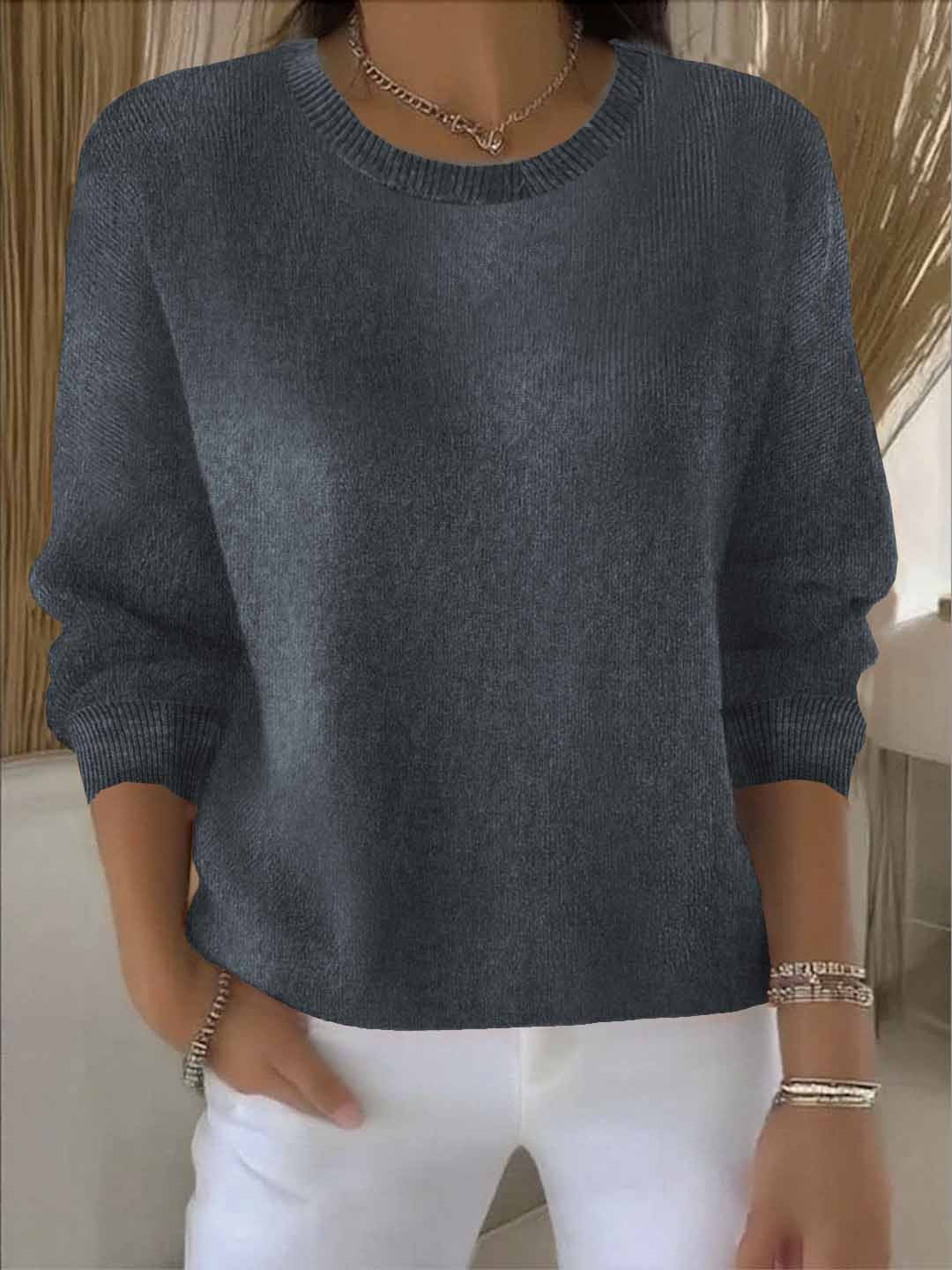Eleganter und bequemer Damen-Strickpullover für den Alltag